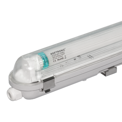 HOFTRONIC™ LED TL Armatuur 60 cm IP65 T8 3000K 9W 1260lm 140lm/W incl. flikkervrije LED buis Koppelbaar