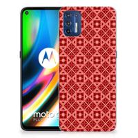 Motorola Moto G9 Plus | TPU bumper | Batik Rood