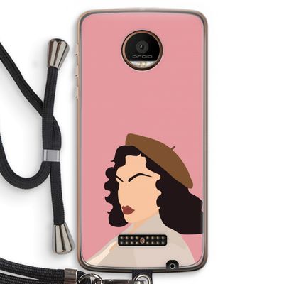 Confidence: Motorola Moto Z Force Transparant Hoesje met koord