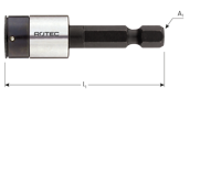 Rotec Dopsleutel | E6.3 | 1/4" Bitopname | Niet-magnetisch | SW 8x50 - 819.2080