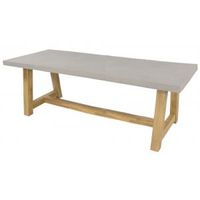 Tuintafel Judy met betonlook blad 250x100x77 cm