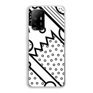 Pop Art #4: Oppo A95 5G Transparant Hoesje