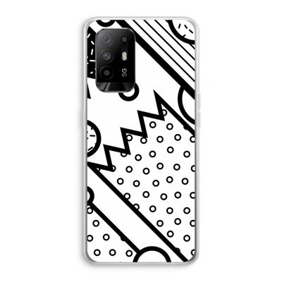 Pop Art #4: Oppo A95 5G Transparant Hoesje
