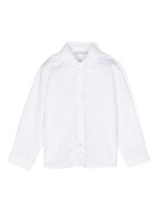 Patachou chemise en coton à manches longues - Blanc