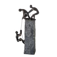 Polysculptuur Assistance brons/donkergrijs