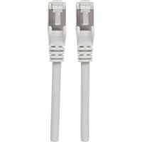 Intellinet 317399 RJ45 Netwerkkabel, patchkabel CAT 6A S/FTP 30.00 m Grijs Folie afscherming, Afscherming gevlochten, Halogeenvrij 1 stuk(s)