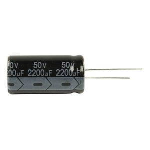 Fixapart 2200/50PHT capacitors Zwart Cylindrisch
