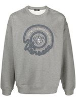 Versace sweat à motif Medusa brodé - Gris - thumbnail