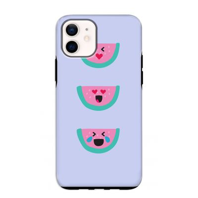Smiley watermeloen: iPhone 12 mini Tough Case