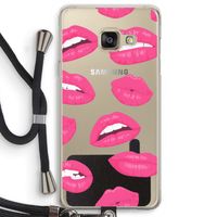Bite my lip: Samsung Galaxy A3 (2016) Transparant Hoesje met koord