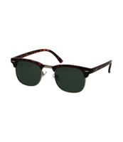 Spectrum zonnebril club vierkant havana goud groen unisex Spectrum zonnebril club vierkant havana goud groen unisex