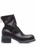 Guidi bottines à zips - Noir