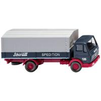 Wiking 0437 03 H0 Vrachtwagen Mercedes Benz Pick-up vrachtwagen MB NG transportbedrijf Schmidt - thumbnail