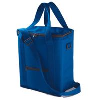 Hoge koeltas voor grote flessen - blauw - 30 x 36 cm - 18 liter - Koeltassen