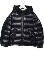 Moncler Enfant doudoune à capuche - Bleu