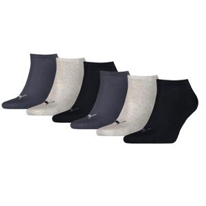 Puma Sneakersokken Plain 6-pack Navy / Grey / Nightshadow Blue-47/49