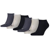 Puma Sneakersokken Plain 6-pack Navy / Grey / Nightshadow Blue-47/49