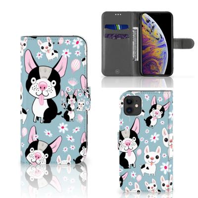 Apple iPhone 11 | Telefoonhoesje | Met pasjeshouder | Hondjes