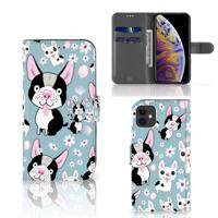 Apple iPhone 11 | Telefoonhoesje | Met pasjeshouder | Hondjes