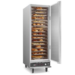 VEVOR Voedselverwarmer 16 niveaus Snackverwarmingskast Waterbak Enkele deur