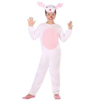 Dierenpak konijn/haas verkleed kostuum voor kinderen 140 (10-12 jaar)  -