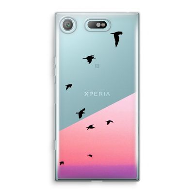 Fly away: Sony Xperia XZ1 Compact Transparant Hoesje