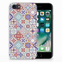 iPhone SE 2022 | SE 2020 | 8 | 7 | TPU | Siliconen hoesje | Tiles Color