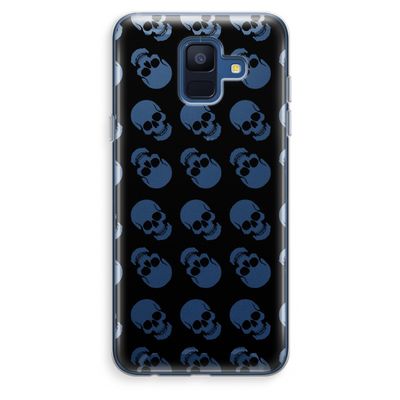 Musketon Skulls: Samsung Galaxy A6 (2018) Transparant Hoesje