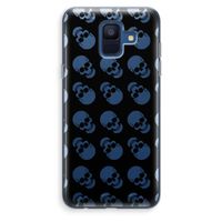 Musketon Skulls: Samsung Galaxy A6 (2018) Transparant Hoesje