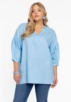 Yoek Tuniek v-hals | Licht Blauw | Maat 58/60