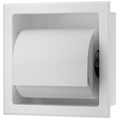 Xellanz Rocko Toiletrolhouder zonder Klep - Inbouw - Mat Wit
