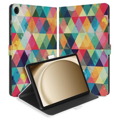 Samsung Galaxy Tab A11 Plus | Book Case | Hoesje met Standaard Geruit Samsung Galaxy Tab A11 Plus | Book Case | Hoesje met Standaard Geruit