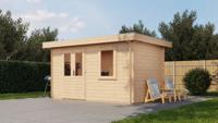 Lugarde Select Blokhut Veenendaal 400x250cm - Onbehandeld- Plat dak- - Lugarde Select