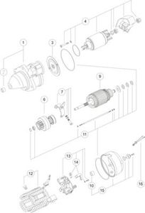 Startmotor / Starter MS191