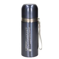 Thermosfles Leisure - RVS - isoleerfles - blauw - 350 ml - Thermoflessen - met draaglus