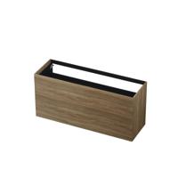 INK - Onderkast 2 Laden Push To Bestaande Uit: - 1400x450x650 Mm - Zuiver Eiken