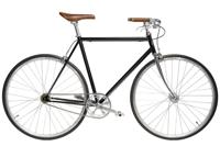 Jitensha Tokyo Black/Alu/Camel Single Speed Fiets Jitensha Tokyo Black/Alu/Camel Single Speed Fiets
