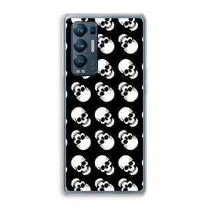 Musketon Skulls: Oppo Find X3 Neo Transparant Hoesje