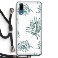 Simple leaves: Huawei P20 Transparant Hoesje met koord