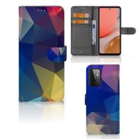 Samsung Galaxy A72 | Book Case | Polygon Dark