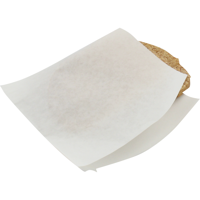 Zak | Shoarma/grill zakje | Ersatzpapier | 15x15cm | wit | 2000 stuks