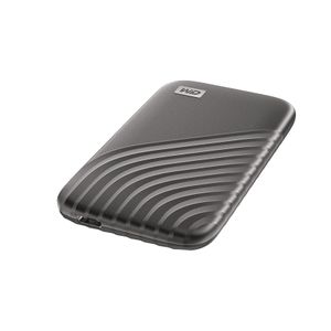 WD My Passport 500 GB Externe SSD harde schijf (2,5 inch) USB-C Grijs WDBAGF5000AGY-WESN