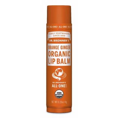 Dr. Bronner's Orange Ginger Organic Lip Balm 4gr