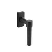 Intersteel Raamkruk L-vormVentra rechthoekig rozet zwart - 0023.615632