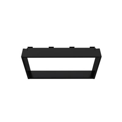 Opbouwnis BWS Colorato Doucherek voor Douchewand 30x60cm Mat Zwart