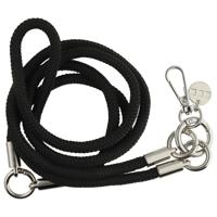 Telefoonkoord Flexicord - Zwart - Zilver