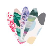 Brabantia strijkplankhoes 124x38 cm colorfull verstuurde kleuren