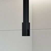 FortiFura Galeria Stabilisatiestang - plafond - tbv inloopdouche 125cm - mat zwart SW804542 - thumbnail