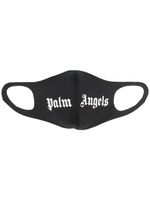 Palm Angels masque à logo imprimé - Noir - thumbnail