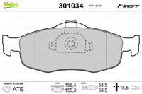 Valeo Remblokset 301034